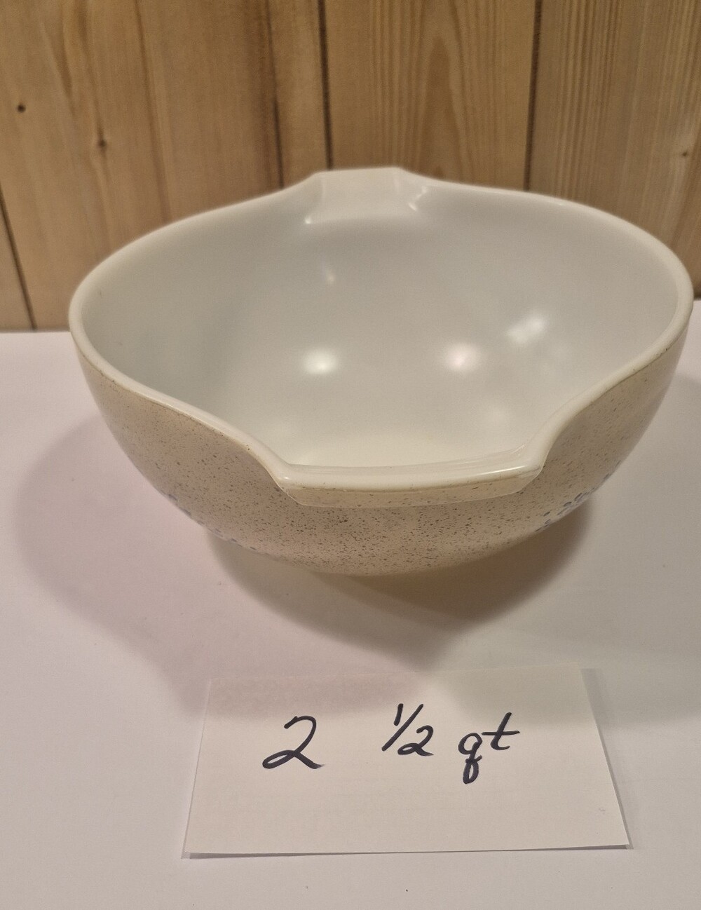PYREX 2 1/2 QT MIXING  BOWL; 443  Homestead; - Picture 2 of 4